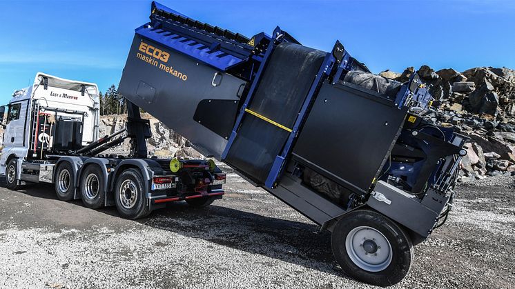 Det var Maskin Mekanos ECO3 som väckte stort intresse på Bauma och på Entreprenad Live kommer företaget att visa en nyhet och utveckling av sorteringsverket.