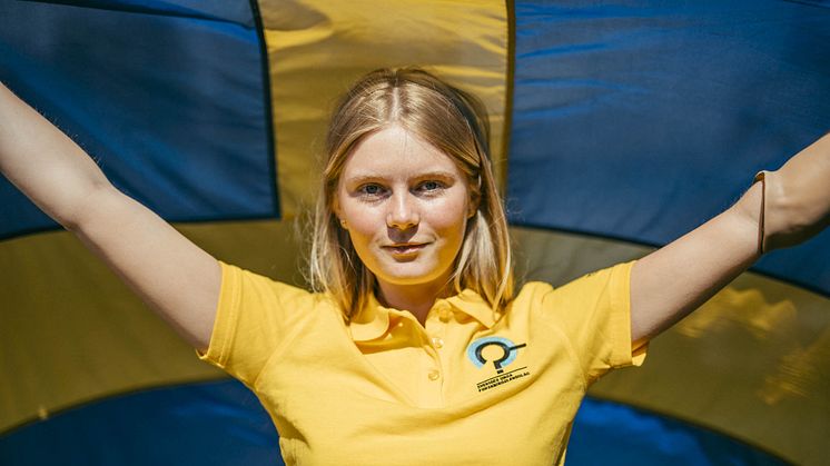 Liv Nilsson Rapping vann hela tre priser i Finalen av Unga forskare och är en del av Sveriges Unga Forskningslandslag 2021. Foto: Magnus Lejhall