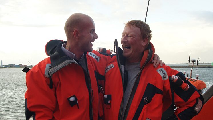 Nicklass Døssing (left) is Lead Auditor and HSEQ Coach at ESVAGT together with Henning Mærsk; a close working partnership cherished by them both. 