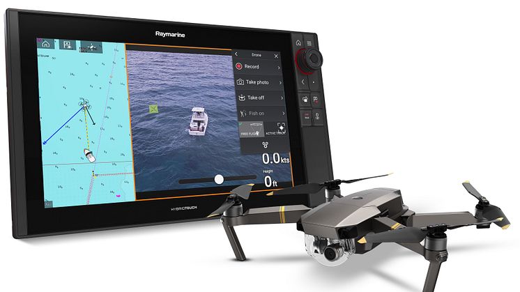 The new Axiom UAV app brings together the power and simplicity of Raymarine navigation with advanced unmanned aerial imaging.