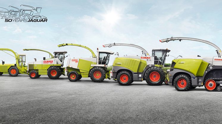 CLAAS celebrates half a century of JAGUAR self-propelled forage harvesters