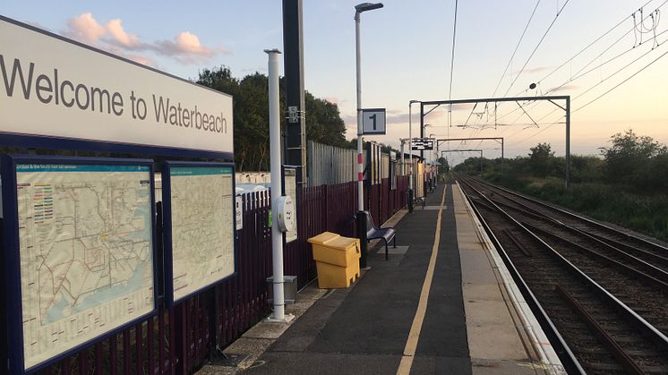 Platforms are being extended along the Fen Line