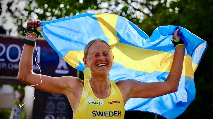 Ida Nilsson won silver at the Trail World Champs