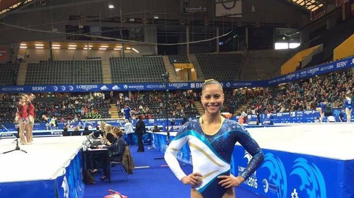 Marcela Torres elva i hopp på EM i artistisk gymnastik