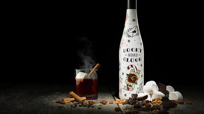 Rocky Road Glögg maistuu suklaalle, pähkinöille ja vaahtokarkeille