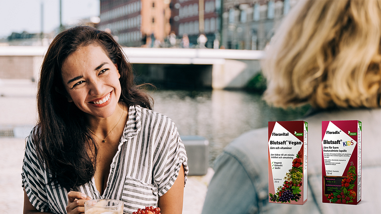 Populära Blutsaft lanserar järntillskott för veganer och barn!