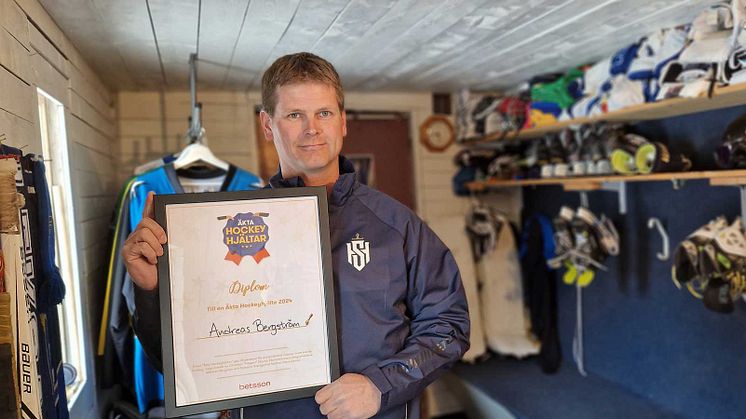 Äkta Hockeyhjälte i Västernorrlands län, Andreas Bergström