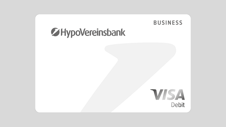 HypoVereinsbank bringt als erste große Bank Visa Debitkarte für Geschäftskunden auf den deutschen Markt