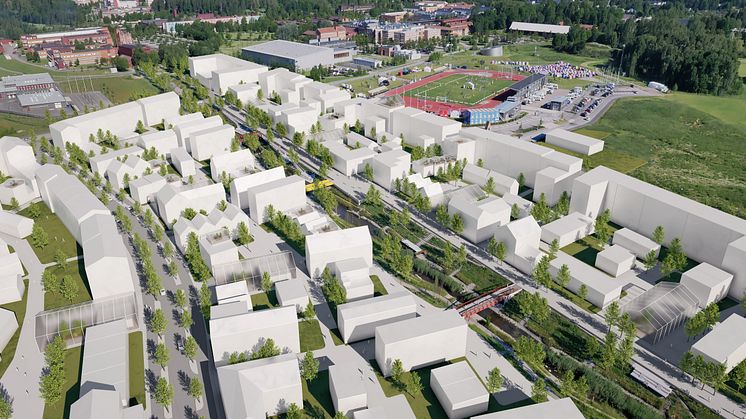 Planerad bebyggelse i Vallastaden, Linköping