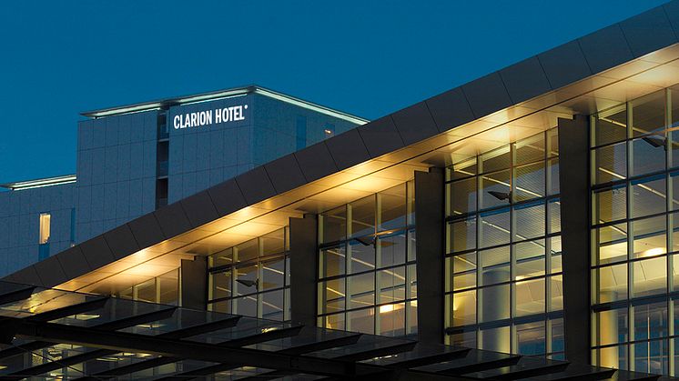 Det eksisterende hotellet på flyplassen blir et Clarion Hotel.