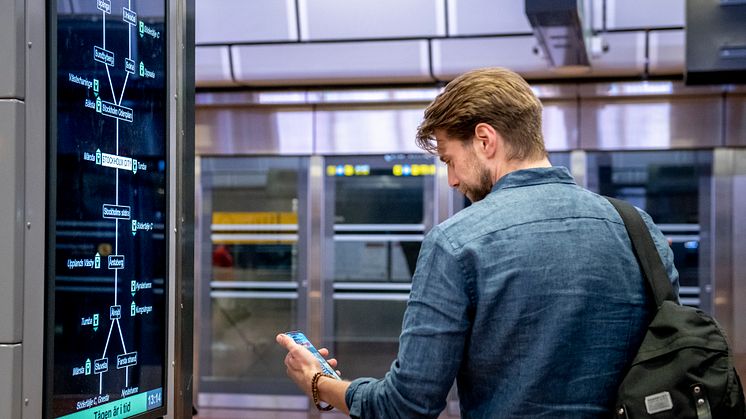 ​I juli var över 97 av 100 pendeltåg punktliga (97,5 procent). Det är den högsta punktlighetssiffran som uppmätts för Stockholms pendeltåg sedan mätningarna började. Foto: Viktor Fremling