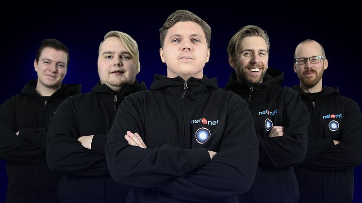 NetOnNets LAN-team som kommer att spela CS:GO på DreamHack i Jönköping