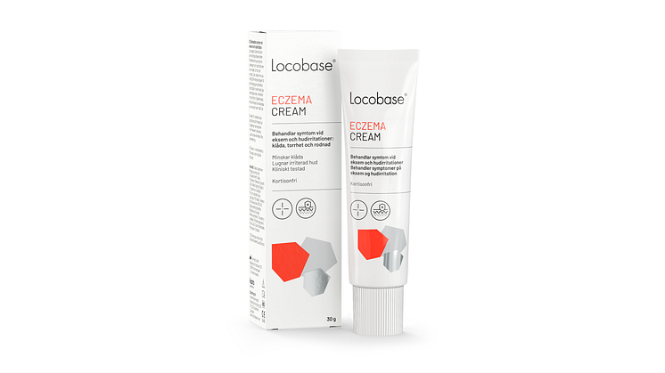 Nyhet! Locobase Eczema Cream – kortisonfri behandling vid symtom på eksem och hudirritation