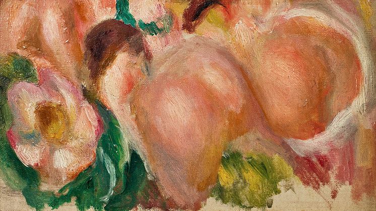 Pierre-Auguste Renoirs verk "Étude de nus" gick under klubban på Stockholms Auktionsverk.