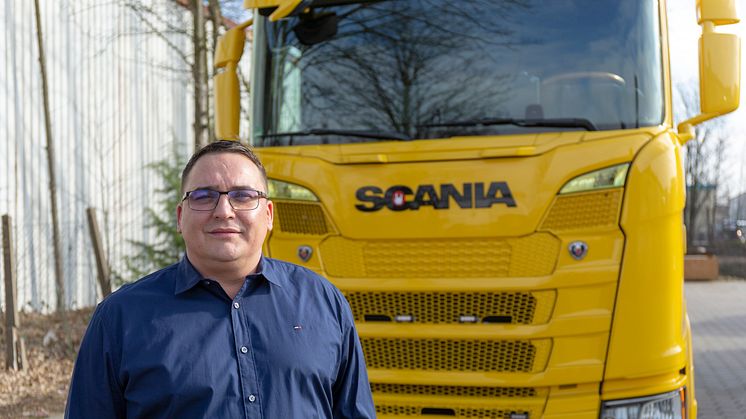 Marko Ruttkowski, Inhaber von acargo in Hamburg, nutzt die Finanzierungsdienstleistungen der Scania Finance.