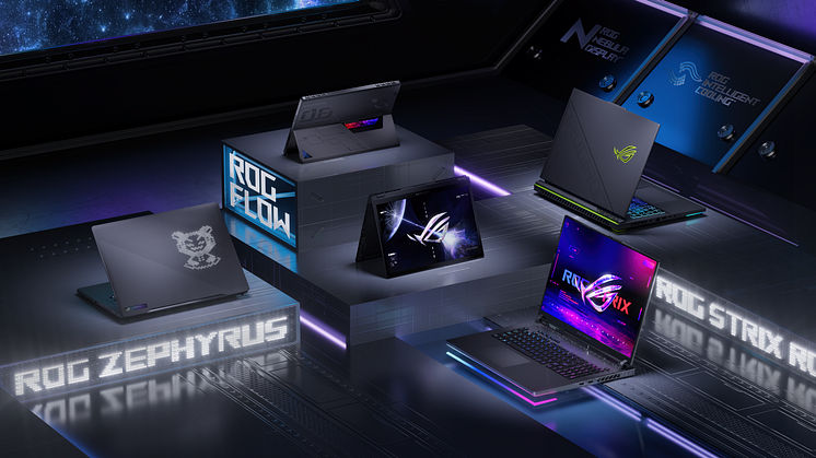 ROG Strix, Flow and Zephyrus series at CES 2023