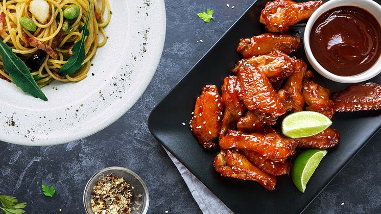 Unlimited Pasta and Chicken Wings