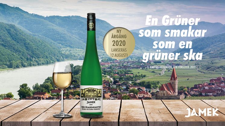 Ny årgång:  Jamek Ried Frauengärten Grüner Veltliner Federspiel 2020