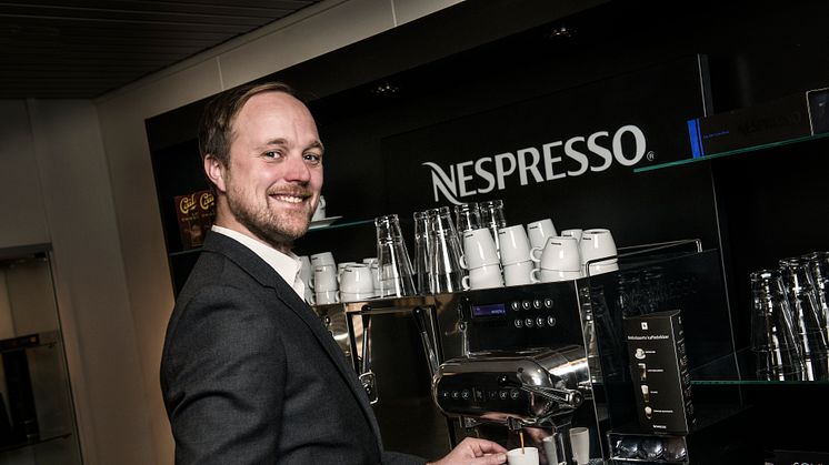 Nespresso stiller sterkt på SMAK-messen