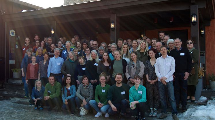 Økologisk Norge samlet i #Landsmøte2018, stiller krav til Storting og regjering om å ta ansvar for satsing på økologisk landbruk . Foto: Økologisk Norge