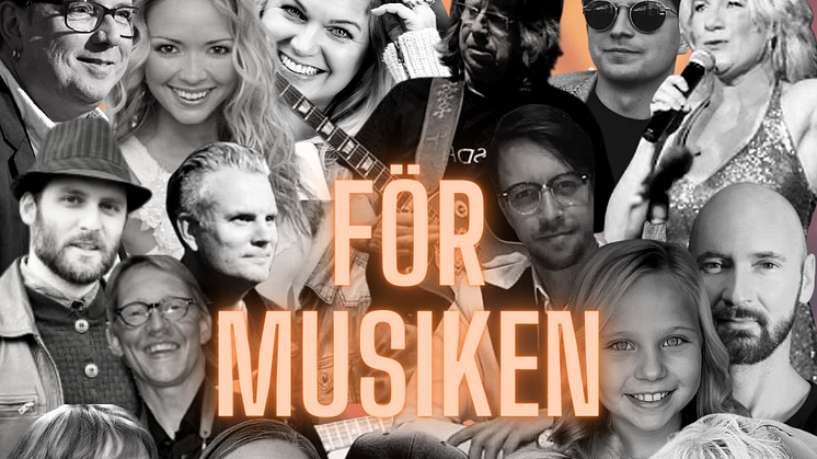 NY SINGEL. “För musiken” - ett unikt artistsamarbete till förmån för stiftelsen Ebbas Änglar