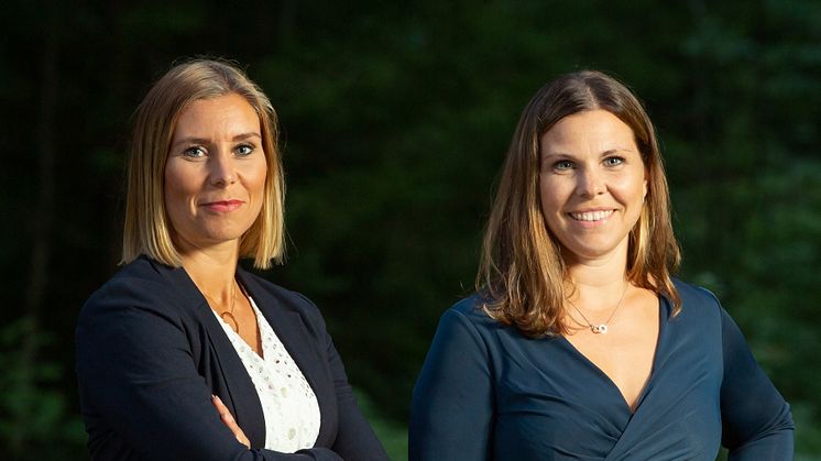 Ylvali Gerling och Linn Hägg, systrarna tillika medgrundarna bakom bolaget.