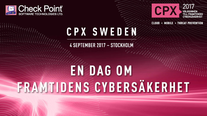 CPX Sweden - En dag om framtidens cybersäkerhet - 4/9 i Stockholm