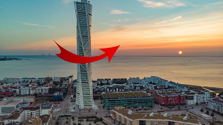 Turning Torso ska vridas tillbaka för att uppmärksamma HSB 100 år.