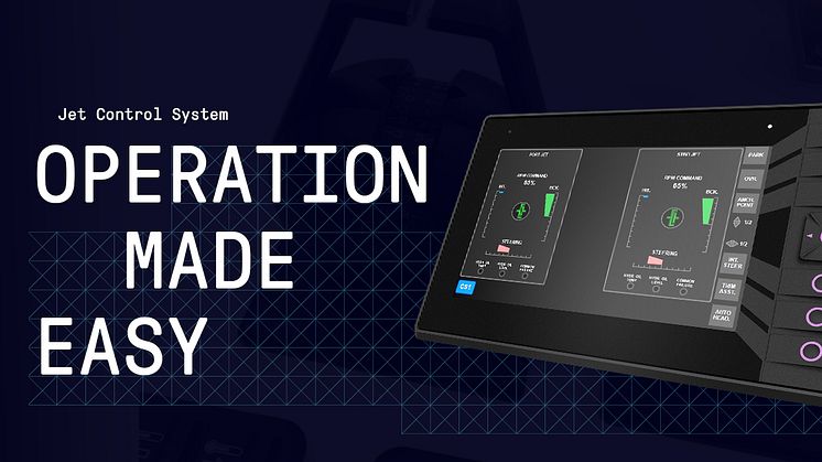 KONGSBERG’s JCS Compact and JCS Extended systems offer optimal waterjet control for a wide range of craft 