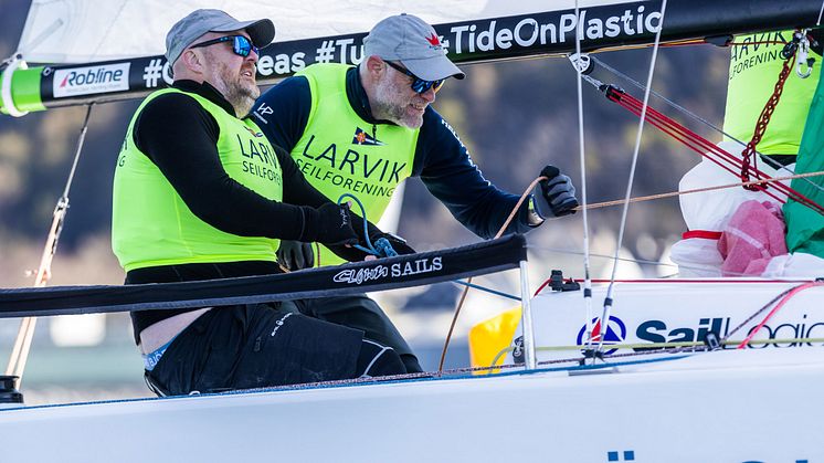 Larvik Seilforening kjemper denne helgen om finaleplass i Sailing Champions League. FOTO: Trond R. Teigen