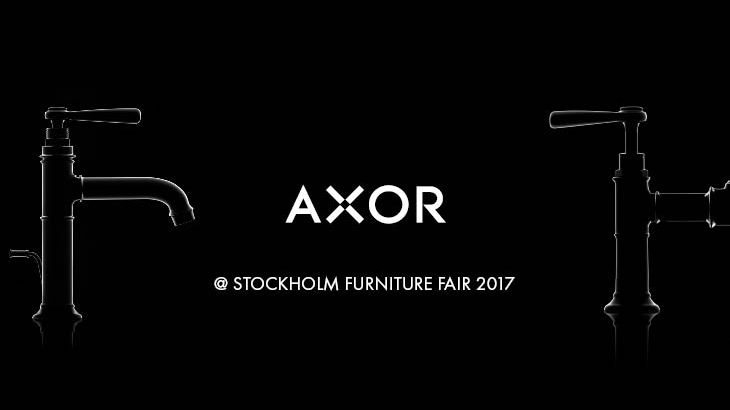 AXOR Montreux uutuudet ensiesittelyssä Stockholm Furniture Fair -messuilla 7.-11.2.2017