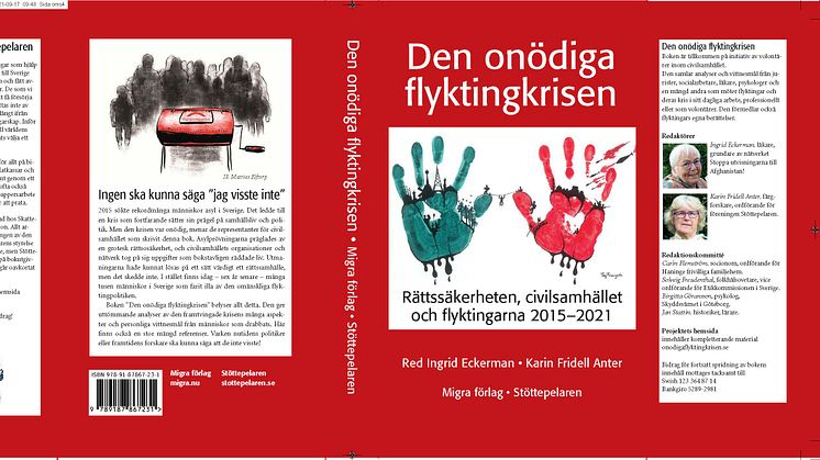 I boken Den onödiga flyktingkrisen - rättssäkerheten, civilsamhället och flyktingarna 2015 - 2021 beskrivs rättsosäkerheten i asylprocesserna men också civilsamhällets insatser för flyktingarna.