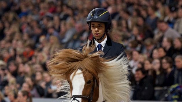 Jamila Berg, klar för världscup på Sweden International Horse Show. Foto: Haide Westring