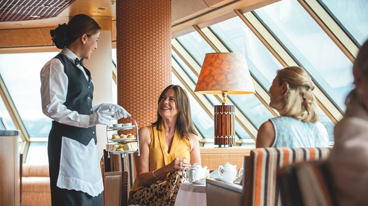 Free champagne afternoon tea for teachers on select 2024/25 summer holiday cruises