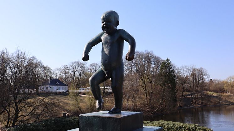 Sinnataggen "The Angry Boy" in The Vigeland Park
