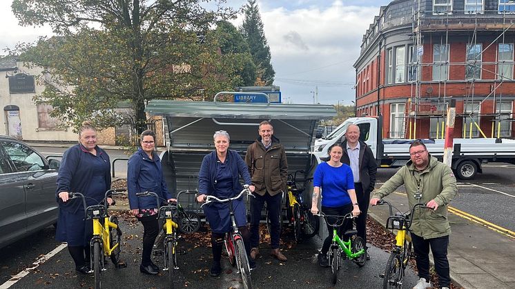 Borrow a book, borrow a bike!