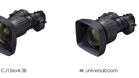 Canon presenterar världens vidaste 2/3" 4k portabla broadcast-objektiv* CJ12ex4.3B 