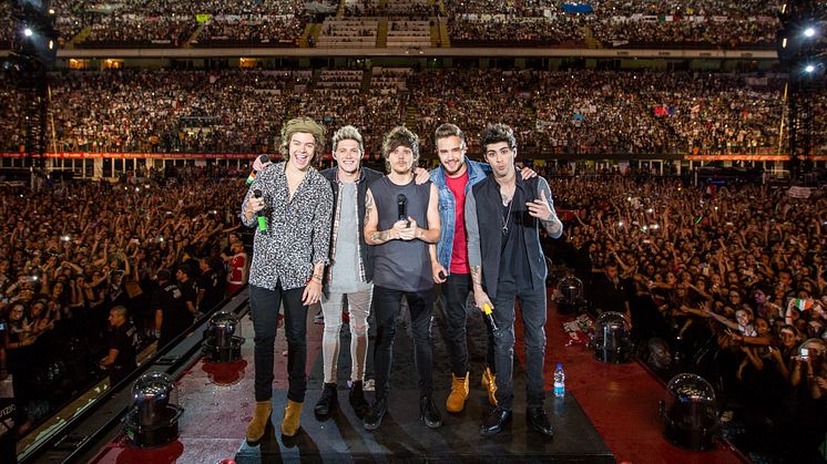 One Direction bjuder på exklusiv biohelg 11-12 oktober med konsertfilmen ”Where We Are”