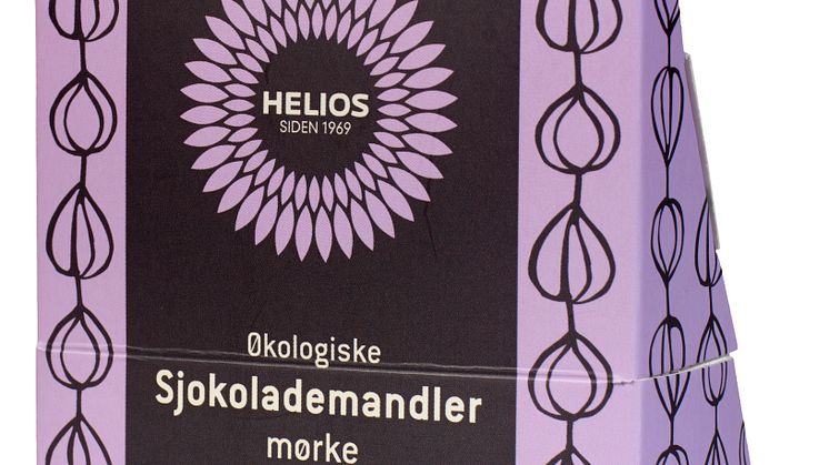 Helios sjokolademandler mørke økologisk 100 g