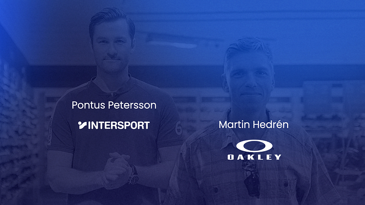 Pontus Petersson, Intersport och Martin Hedrén, Oakley/Bliz
