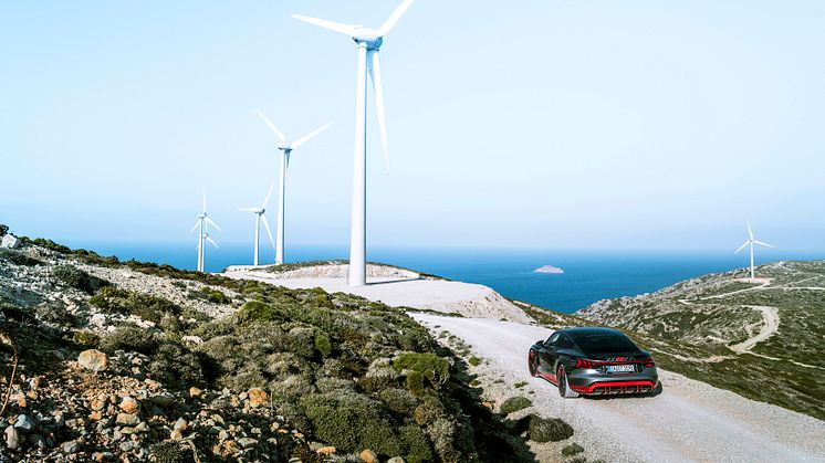 Eldrivna Audi e-tron GT tillverkas CO2-neutralt i Böllinger Höfe