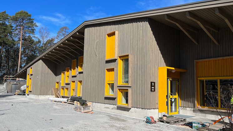 Skallbergets förskola, med miljöklassade material och låg energiförbrukning, har certifierats enligt Miljöbyggnad Silver.