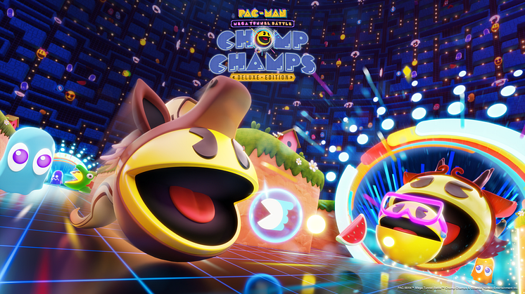 EACH PAC FOR THEMSELVES’ MULTIPLAYER GAME PAC-MAN MEGA TUNNEL BATTLE: CHOMP CHAMPS IS AVAILABLE NOW