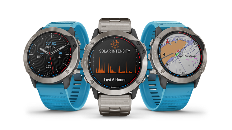 Ny marin smartwatch med laddning via solenergi för längre batteritid