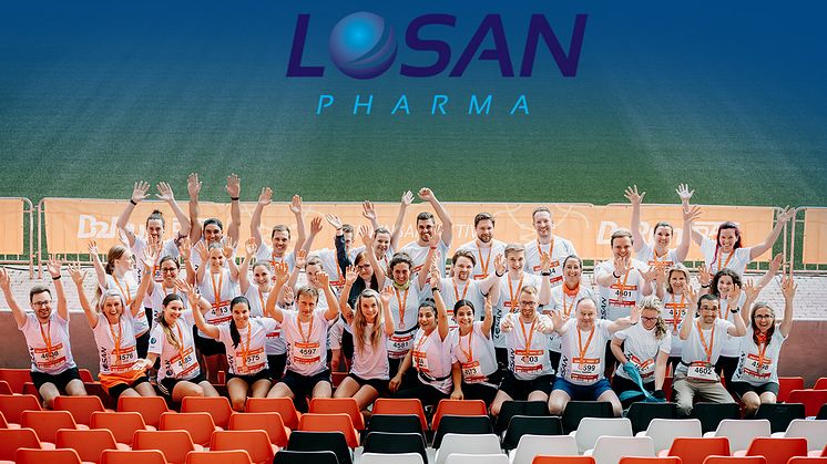 Unser Losan Laufteam beim B2Run Freiburg 2022