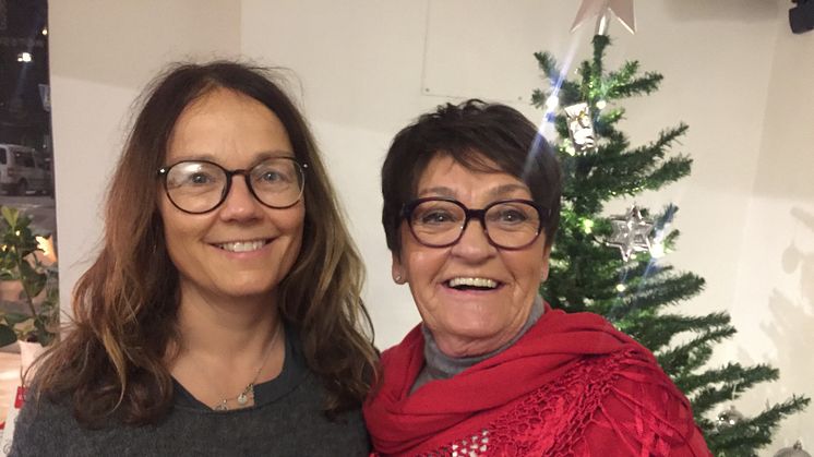 Lena Bivner till vänster i bild och Birgitta Andersson Backlund till höger i bild