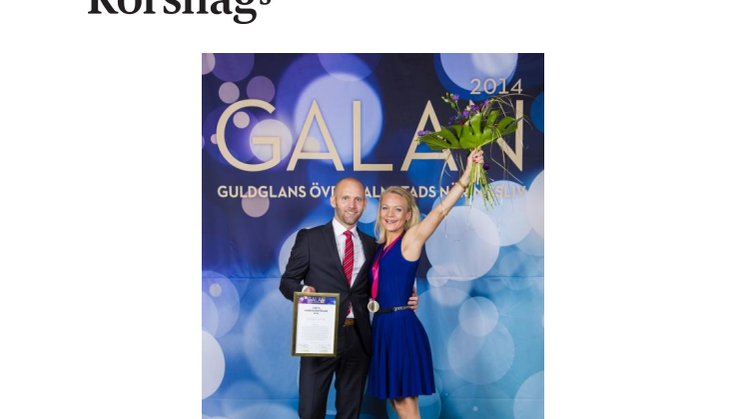 Korshags vinnare av Årets marknadsförare i Halland