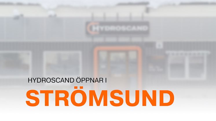 Hydroscand expanderar med ny butik i Strömsund