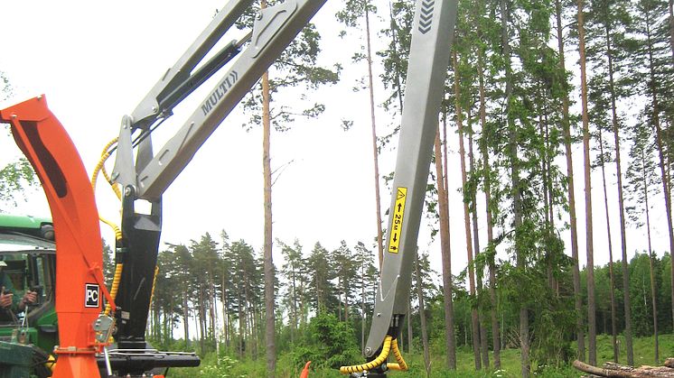 Miljöanpassad flistugg utökas med kranserie från Multiforest