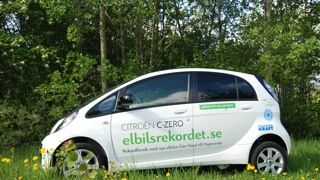Öresundskraft stödjer svenskt rekordförsök med elbil